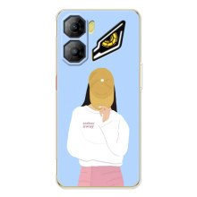 Силиконовый Чехол на ZTE Nubia Neo 3 с картинкой Стильных Девушек (Желтая кепка)