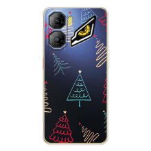Зимние Чехлы для увидеаля   ньоしてくれた ё???? - прозрачный фон (Рождественские елки)