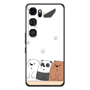 Чехлы с изображением разных животных для ZTE Nubia Neo 5 GT 5G (Удивленные медвеженки)