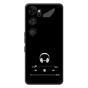 Чехол с картинками на черном фоне для ZTE Nubia Neo 5 GT 5G (Плеер)