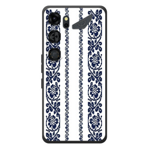 Силиконовый Чехол на ZTE Nubia Neo 5 GT 5G с картинкой Вышиванки (Синяя вышиванка)