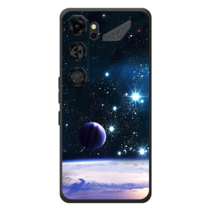 Чехол (ТПУ) с планетами на ZTE Nubia Neo 5 GT 5G – Космический вид