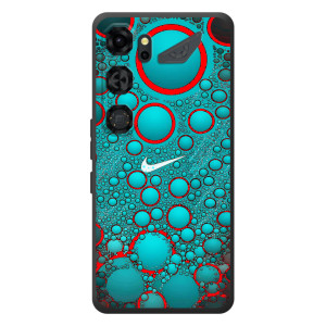 Силиконовый Чехол на ZTE Nubia Neo 5 GT 5G с картинкой Nike (Найк зеленый)