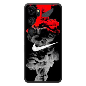 Силиконовый Чехол на ZTE Nubia Neo 5 GT 5G с картинкой Nike (Nike дым)