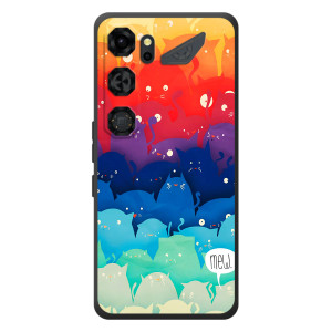 Силиконовый чехол с котиком для ZTE Nubia Neo 5 GT 5G (Mew)