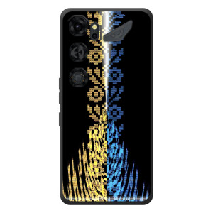 Силиконовый Чехол на ZTE Nubia Neo 5 GT 5G (Патриотическая вышиванка)