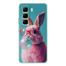 Чехол с принтом стильные животные для 

ЗТЕ Нюбия Нео 5 ГТ – Кролик в очках