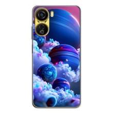 Чехлы КОСМОС для ZTE Nubia Neo 5G – Синие планеты