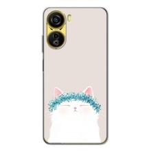 Чехол на тематику: Коты для ZTE Nubia Neo 5G – Белый котик