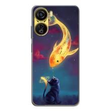 Чехол на тематику: Коты для ZTE Nubia Neo 5G – Встреча