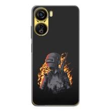 Чохол з картинкою "Герой Pubg" на ZTE Nubia Neo 5G (В полум'ї)