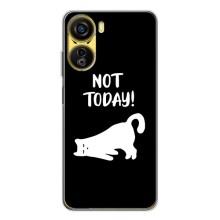 Бампер с изображением Котиков для Нубия Нео 5G – Not Today