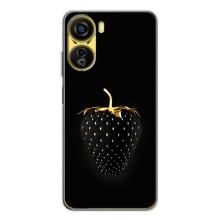 Чехол с изображением  вкусной еды для ZTE Nubia Neo 5G – Чёрная клубника