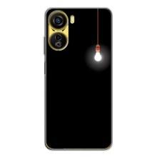 Чехол с картинками на черном фоне для ZTE Nubia Neo 5G – Лампочка