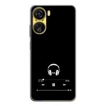 Чехол с картинками на черном фоне для ZTE Nubia Neo 5G – Плеер