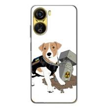 Чехол с принтом Собаки Патрон для ZTE Nubia Neo 5G (Пёс Патрон с ракетой)