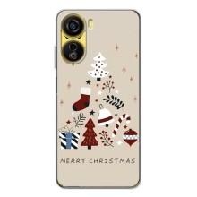 Чехол Санта Клаус для ZTE Nubia Neo 5G – Merry Christmas