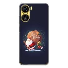 Чехол Санта Клаус для ZTE Nubia Neo 5G – Подарки от Санты
