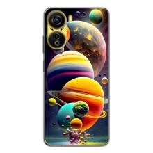 Чехол (ТПУ) с планетами на ZTE Nubia Neo 5G – Солнечна система