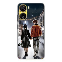 Чохол з дизайном Венздей 2 на ZTE Nubia Neo 5G – Венздей і Тайлер