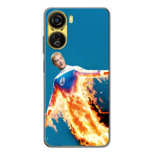 Чохол з принтом Фантастична четвірка для ZTE Nubia Neo 5G – Людина-факел