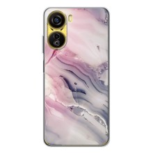 Мраморный чехол на ZTE Nubia Neo 5G (VPrint) (Пурпурный Мрамор)