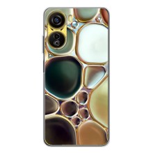Мраморный чехол на ZTE Nubia Neo 5G (VPrint) (Радужный Мрамор)