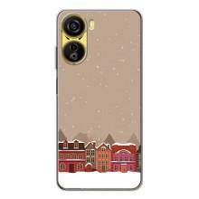 Новогодние, Праздничные Чехлы для ZTE Nubia Neo 5G - 2024 год (Зимний город)