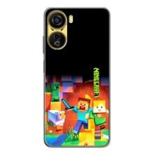 Чехлы для ZTE Nubia Neo 5G (Персонажи Майн Крафт) (Герой Майнкрафт)