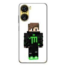 Чехлы для ZTE Nubia Neo 5G (Персонажи Майн Крафт) (Зеленый мальчик)
