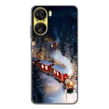 Силиконовый бампер на рождество для ZTE Nubia Neo 5G (Поезд)