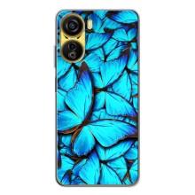 Силиконовый бампер с картинкой животных для ZTE Nubia Neo 5G (Крылья бабочек)