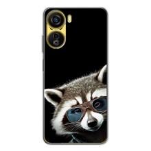 Силиконовый Чехол с Енотами на ZTE Nubia Neo 5G – Стильный Енот