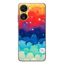 Силиконовый чехол с котиком для ZTE Nubia Neo 5G – Mew