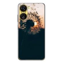 Силіконовий Чохол з кульбабками на ZTE Nubia Neo 5G – Гарна кульбабка