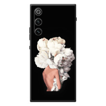 Чехлы (ART) Цветы на ZTE Nubia RedMagic 10 Air (VPrint) (Білі квіти)