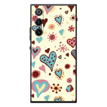 Чехлы для любимой на <td>ZTE Нyбіа РедМаgік 10 Air </td> (VPrint) – Сердечки