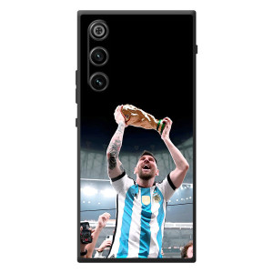 Чехлы Лео Месси Аргентина для ZTE Nubia RedMagic 10 Air – Счастливый Месси