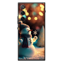Чехлы на Новый Год ZTE Nubia RedMagic 10 Air (Снеговик праздничный)