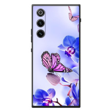 Чохли з квітами для ZTE Nubia RedMagic 10 Air (VPrint) (Метелик на квітах)