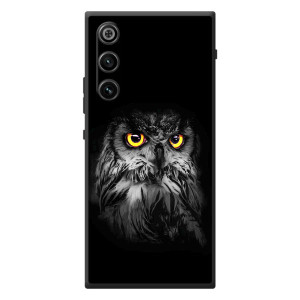 Чохли з принтом СОВИ для ZTE Nubia RedMagic 10 Air – Сова на чорному