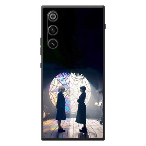Чехлы с принтом Уэнсдей на ZTE Nubia RedMagic 10 Air – Уэнсдей и Энди