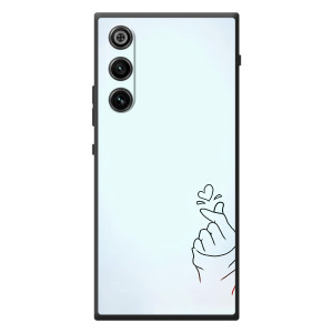 Чехлы (Знак сердечка) на ZTE Nubia RedMagic 10 Air – Сердце на голубом