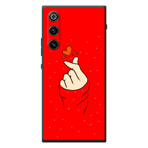 Чехлы (Знак сердечка) на ZTE Nubia RedMagic 10 Air – Сердце на красном