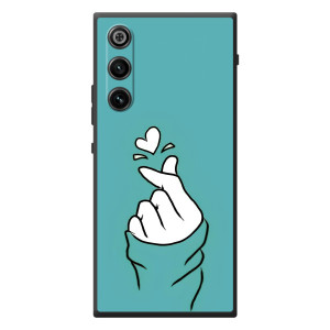 Чехлы (Знак сердечка) на ZTE Nubia RedMagic 10 Air – Сердечко на бирюзовом