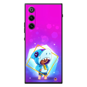 Чохол Бравл Старс для ZTE Nubia RedMagic 10 Air – Леон у костюмі Акули