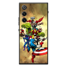 Чохол МАРВЕЛ для <td>ZTE Нyбіа РедМаgік 10 Air </td> (AlphaPrint) – Герої Марвел