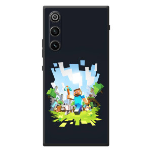 Чехол Майнкрафт на ZTE Nubia RedMagic 10 Air (AlphaPrint) Minecraft