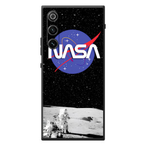 Силиконовый бампер с принтом "Наса" на ZTE Nubia RedMagic 10 Air – Nasa на луне