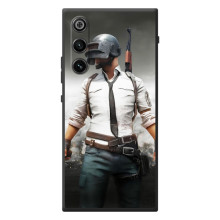 Силиконовый чехол с картинкой "Герой Pubg" на ZTE Nubia RedMagic 10 Air (Пабг)